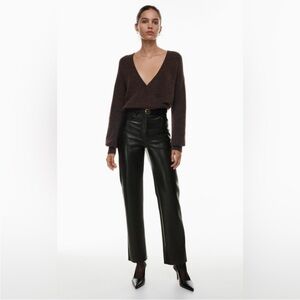Wilfred The Melina™ Pant High-waisted Vegan Leather pants, Size 10